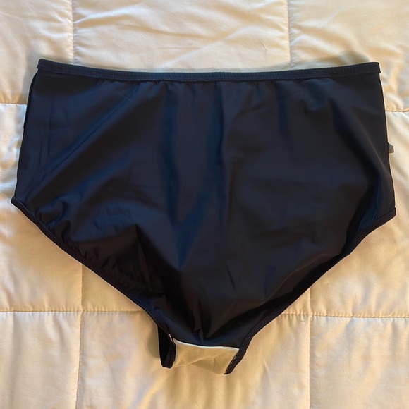 It Figures! Fit for QVC Swim Skort Bottom Black Size 18W - Picture 5 of 7